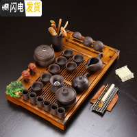 三维工匠茶盘家用茶具套装实木泡茶茶台简约功夫茶海排水托盘小型储水茶托 茶亨套装