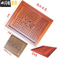 三维工匠鸡翅木花梨红木茶盘茶桌茶台实木嵌入式茶托配托盘漏水板定制 37X37鸡翅木(不含托盘浅红木色茶具