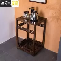 三维工匠实木茶车移动简约现代实木茶台电磁炉自动上水茶盘家用功夫茶具 实木木架+保温电磁炉