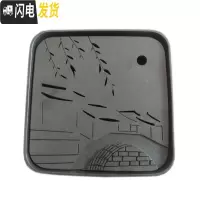 三维工匠变色茶盘干泡台家用客厅茶海功夫茶具托盘简约仿乌金石制密按底盘 全陶瓷-小桥流水27*5.5