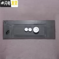 三维工匠变色石茶盘中式简约整块石头托盘家用乌金石石材黑金石茶台茶海 乌金石60*26*3CM尺寸可以定做茶具
