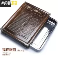 三维工匠茶台家用小茶台小茶盘一人用两人用实木干泡台小号功夫储水式茶海 福在眼前配不锈钢茶盘96茶具