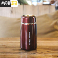 三维工匠小巧保温杯男女学生简约时尚带茶漏保温水杯迷你型便携可爱 红色230