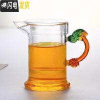 三维工匠加厚可高温玻璃泡茶器S7把雪菊杯过滤内胆泡茶杯茶水分离红茶茶具 龙头冲茶壶(300)纱布内胆送胶垫圈