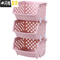 三维工匠儿童玩具收纳架子宝宝整理架玩具柜幼儿园简易塑料多层置物架收纳柜