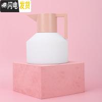 三维工匠北欧几何保温壶家用304不锈钢内胆热水瓶大容量瓶暖开水瓶暖水壶 1.2黑色