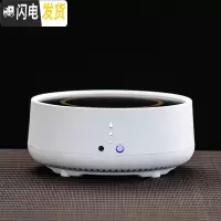 三维工匠电陶炉烧水泡茶套装养生侧把煮茶器耐热家用小型煮茶炉 白色电陶炉[智能款]茶具