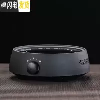 三维工匠电陶炉烧水泡茶套装养生侧把煮茶器耐热家用小型煮茶炉 黑色电陶炉[机械款]茶具