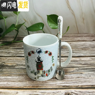 三维工匠创意陶瓷雪花镜面杯马克杯带盖勺水杯花茶杯咖啡牛奶杯bhHObpNfX 款4+1勺咖啡器具