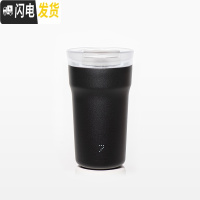 三维工匠城市随行杯 保温夏日咖啡杯随手杯 不锈钢冷萃杯 黑色咖啡器具