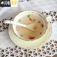 三维工匠欧式骨瓷咖啡杯碟英式下午花茶具套装创意带勺红茶杯碟陶瓷花茶杯 春色满园咖啡器具