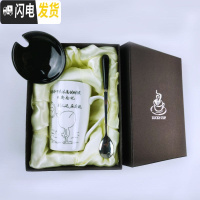 三维工匠陶瓷杯马克杯子带盖带勺咖啡杯套装男女情侣卡通可爱创意大容量杯 兔斯基-奋斗款礼盒装-彩色(陶瓷盖+精品勺咖啡器具
