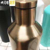 三维工匠X005不锈钢保温保冷水壶 黑色凉水壶