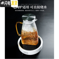 三维工匠夏天冰箱冷水壶玻璃可高温大容量套装家用北欧锤纹凉水壶防爆耐热 说明:高硼硅玻璃特点轻便耐热