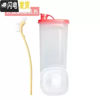 三维工匠2/350迷你纤巧壶自制果蜜果醋酵素大容量冷水壶调料瓶 西瓜红2+长颈刷随机色凉水壶