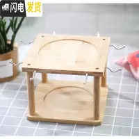 三维工匠可高温可开水凉水壶套装啤酒桶家用陶瓷凉水壶水龙头冷水壶大容量 单个竹架子2款(含挂钩)