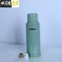 三维工匠家用暖水壶学生宿舍热水瓶保温瓶开水瓶暖壶皮塑料外壳普通老式2 1501绿色[2.含内胆]