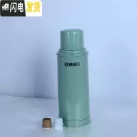 三维工匠2普通老式暖瓶家用学生宿舍暖水壶皮保温瓶开水瓶塑料外壳 1501绿色[2含内胆]