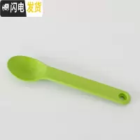 三维工匠 长方微波分格午餐三件套 便携带分隔饭盒/畅饮杯/勺子 轻巧勺绿色