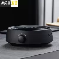 三维工匠可高温玻璃提梁煮茶壶烧水泡茶养生壶普洱白茶电陶炉煮茶器煮茶炉 款黑色电陶炉(单炉)茶具