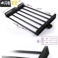 三维工匠顶天立地衣架落地简易卧室阳台晾衣架家用伸缩免打孔室内挂晾晒杆 托盘一个 大