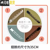 三维工匠顶天立地衣架室内伸缩杆免打孔不锈钢双杆阳台折叠落地升降 翅膀两个 中晾衣架配件