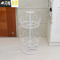 三维工匠晾鞋架室外阳台简易拖鞋挂架落地式晒鞋器创意组装铁艺晾晒架 二层白色