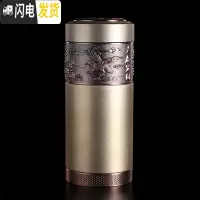 三维工匠宜兴紫砂杯办公室茶杯车载紫砂保温杯定制刻字男士商务大容量百福 大展宏图