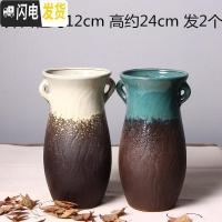 三维工匠法师盆多肉花盆老桩高盆陶瓷粗陶花盆陶罐简约透气室内造型禅意 宝蓝色5252黑绿白09 中等花盆容器