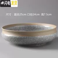 三维工匠一叶莲铜钱花盆水仙花睡莲碗莲无孔陶瓷大水培多肉水养 水培花盆-天地方圆02 大花盆容器