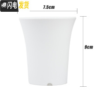 三维工匠船长多肉花盆玉露万象盆塑料小花盆特大加厚肉肉家用 白色1号(7.5×9cm)特小号10个 均码花盆容器