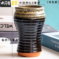 三维工匠多肉花盆高透气素陶粗陶多肉植物小紫砂兰花陶瓷大老桩高花盆 HP1076 小花盆容器