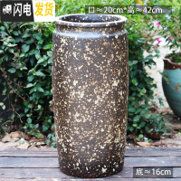 三维工匠法师老桩花盆特大号粗陶陶瓷多肉植物花盆高大号盆栽花盆 L-8 特大花盆容器