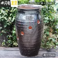 三维工匠法师老桩花盆特大号粗陶陶瓷多肉植物花盆高大号盆栽花盆 L-31微瑕 特大花盆容器