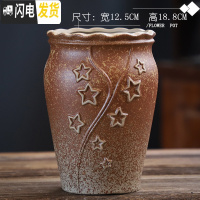 三维工匠法师花盆大号特大老桩高盆复古透气创意简约陶罐粗陶陶瓷多肉花盆 WH老桩特大号-14 特大花盆容器