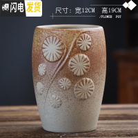 三维工匠法师花盆大号特大老桩高盆复古透气创意简约陶罐粗陶陶瓷多肉花盆 WH老桩特大号-16 特大花盆容器
