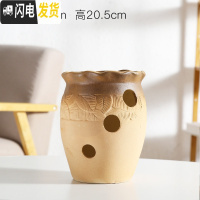 三维工匠创意个性多肉陶瓷花盆多孔多肉老桩拼盘花器多洞陶瓷法师老桩花盆 洞洞盆HZ185 大花盆容器