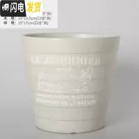 三维工匠欧式简约花盆陶瓷特大号落地阳台客厅桌面绿萝虎皮兰花盆批发 白水壶高款(送塑料托盘) 大花盆容器
