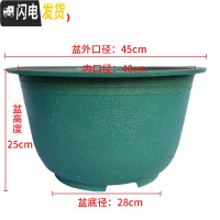 三维工匠塑料花盆特大庭院种植铁树盆景大花盆大码加厚烤漆 450#外口径45高25/cm(一对2个)普通款 加厚加花盆容器