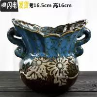 三维工匠法师花盆大号特大老桩高盆复古透气创意简约陶罐粗陶陶瓷多肉花盆 造物老庄盆-24 大花盆容器