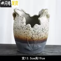 三维工匠法师花盆大号特大老桩高盆复古透气创意简约陶罐粗陶陶瓷多肉花盆 造物老庄盆-7 大花盆容器