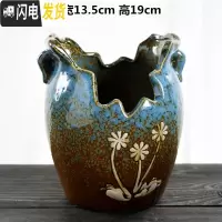 三维工匠法师花盆大号特大老桩高盆复古透气创意简约陶罐粗陶陶瓷多肉花盆 造物老庄盆-23 大花盆容器