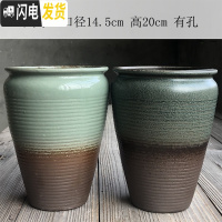 三维工匠多肉盆法师老桩花盆陶瓷大号创意简约粗陶透气肉肉植物盆 浅绿色628特大号老桩2个 中等花盆容器