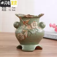 三维工匠多肉法师老桩盆高款大号多肉花盆多肉植物花盆陶瓷花盆高大口径 高款款式TY43 大花盆容器