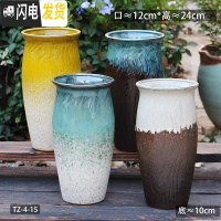 三维工匠多肉花盆粗陶复古透气大口径大号老桩肉肉盆陶罐 TZ-4-15 如图花盆容器