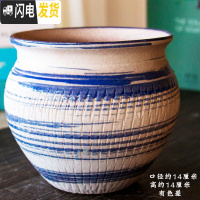 三维工匠法师老桩多肉花盆高透气粗陶多肉植物花盆器紫砂陶瓷大号陶罐批发 HP1718 大花盆容器