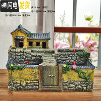 三维工匠微景观多肉植物小花盆多肉花盆树脂盆器创意大号口径拼盘简约个性 T527 中等花盆容器