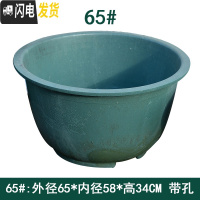 三维工匠塑料圆花盆超特大号大码庭院种树龙缸胶盆加厚铁树脂花盆落地 65# 见详情花盆容器