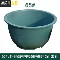 三维工匠塑料圆花盆超特大号大码庭院种树龙缸胶盆加厚铁树脂花盆落地 65# 见详情花盆容器