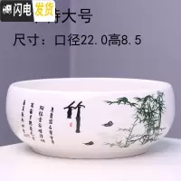 三维工匠大号铜钱水培花盆陶瓷金钱简约水养一叶莲碗莲水仙花 水培(绿竹)一个特大号 大花盆容器